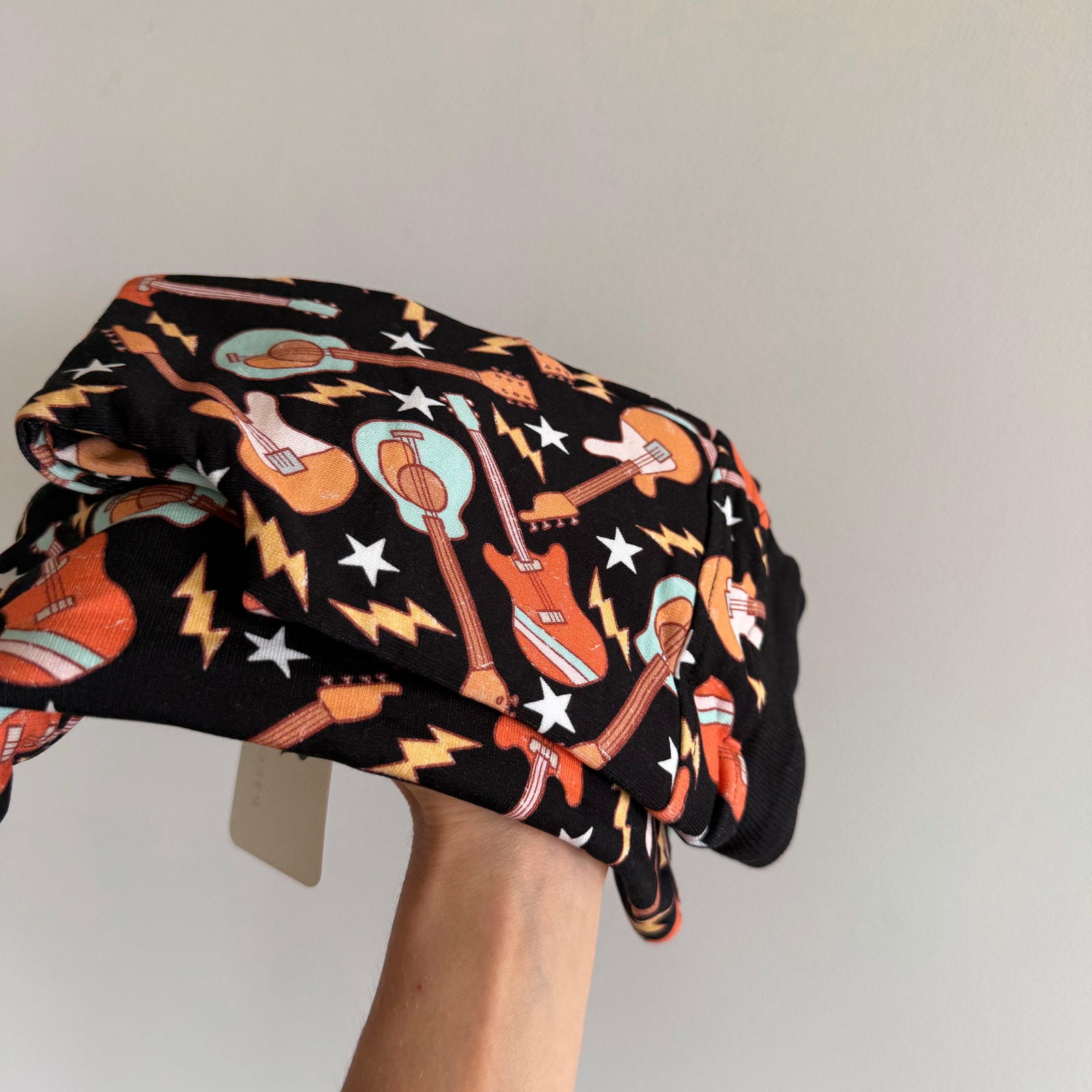 Bums & Roses Caught In A Jam Jogger Set Black Orange 12-18 Mo. Nwt — image 6 of 7